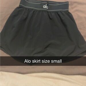 ALO Yoga Black Mini Skirt